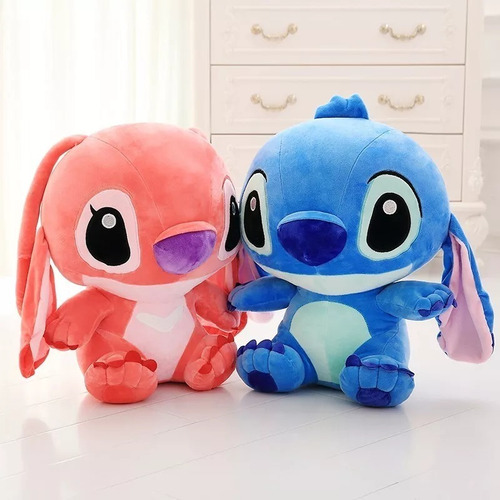 Peluches Stitch Por 50 Cm Rosa Y Azul